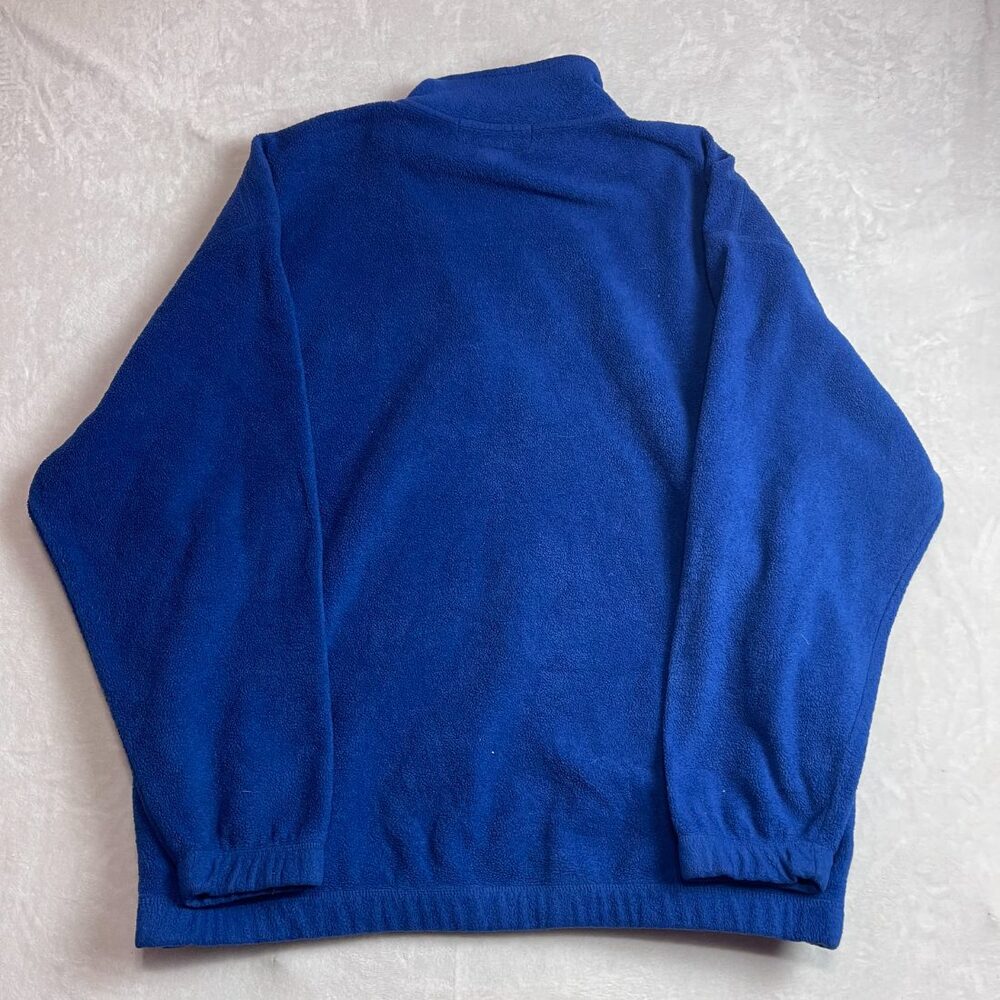 Big Dogs Men's Blue Pullover Fleece Quarter Zip Sweater Size XL - Picture 5 of 5